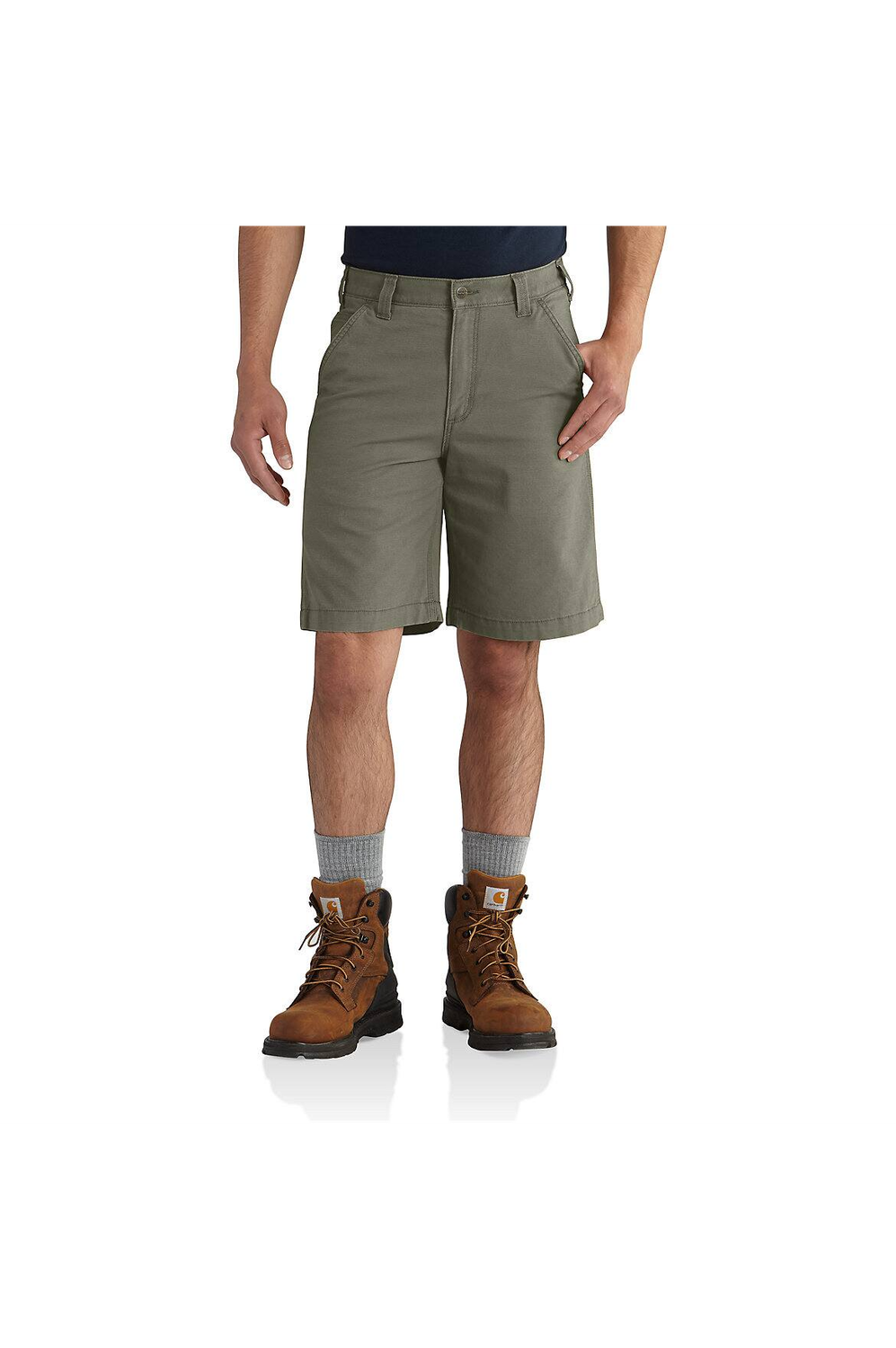 CARHARTT RELAXED RUGGED FLEX CANVAS UTILITY WORK SHORT