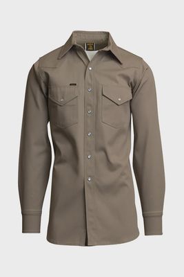 LAPCO MEN'S 100% COTTON 10 OZ HEAVY-DUTY WELDING SHIRT LS