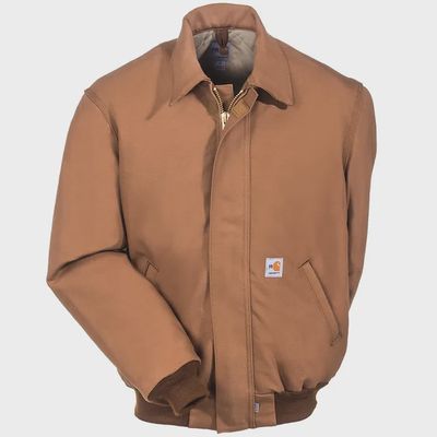 CARHARTT MEN'S FR DUCK LINED BOMBER JACKET - QUILT LINED-101623