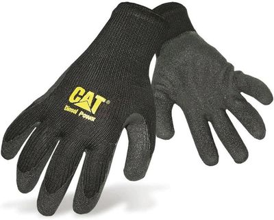 CAT BLACK LATEX PALM GLOVE W/DIESEL POWER LOGO-CAT017400