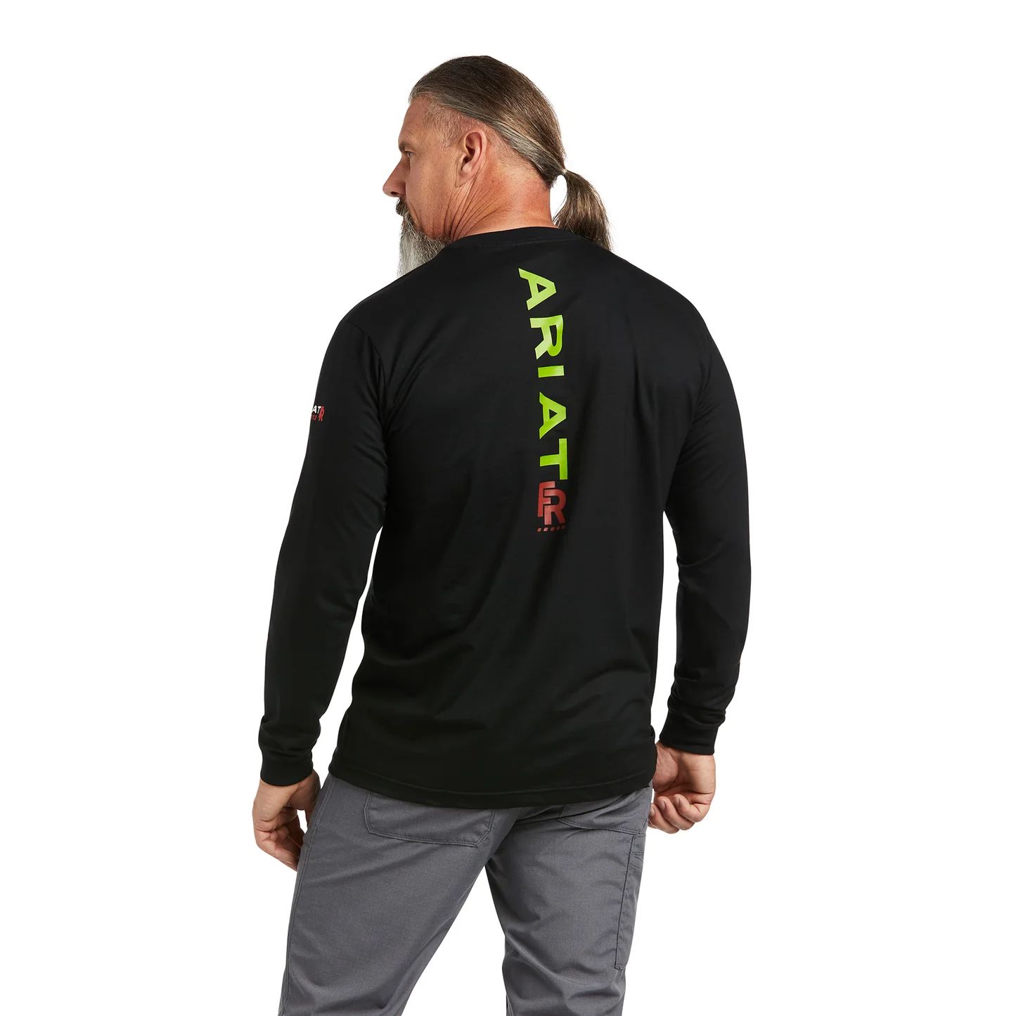 MENS FR STRETCH LOGO T-SHIRT L/S -10039295