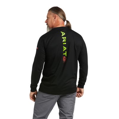 MENS FR STRETCH LOGO T-SHIRT L/S -10039295