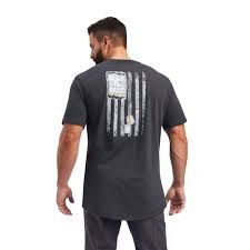 ARIAT REBAR COTTON STRONG DOG TAG SHORT SLEEVE-10039147