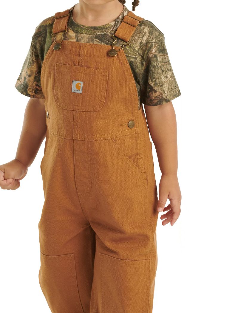 KIDS CARHARTT CANVAS BIB OVERALLS (INFANT/TODDLER)-CM8609