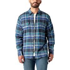 DICKIES FLEX LONG SLEEVE RELAXED FIT FLANNEL SHIRT