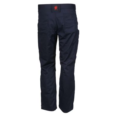 PT2N MCR SAFETY MEN'S FR  NAVY WORK PANTS 7 OZ. 88% COTTON AND 12% NYLON TWILL FABRIC CAT2 /  ATPV 8.6 CAL/CM2 ARC RATING BUTTON-UP AND ZIPPERED FLY FRONT