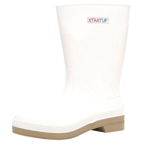 XTRATUF SLIP RESISTANT WHITE RUBBER BOOTS  - M6-75136