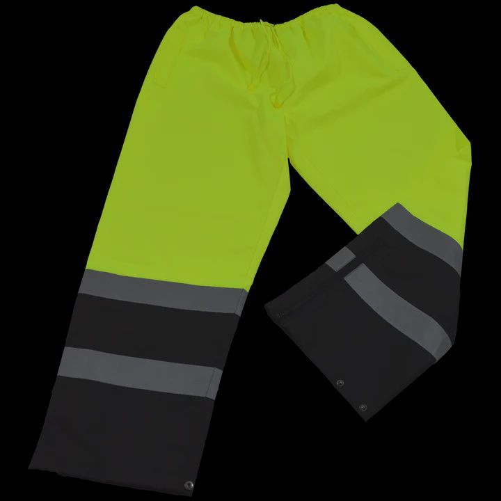 HIS-VIS DRAWSTRING WATERPROOF RAINCOAT PANTS