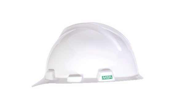 V-GARD SLOTTED HARD HAT CAP WHITE 454-475358