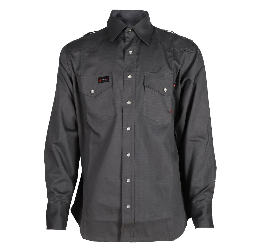 FORGE MENS FR RIPSTOP VENT SHIRT-MFRRIPV-606