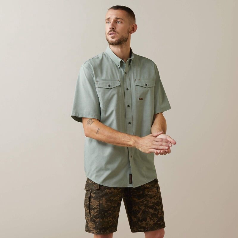 REBAR MADE TOUGH VENTTEK DURASTRETCH SHIRT-10039324