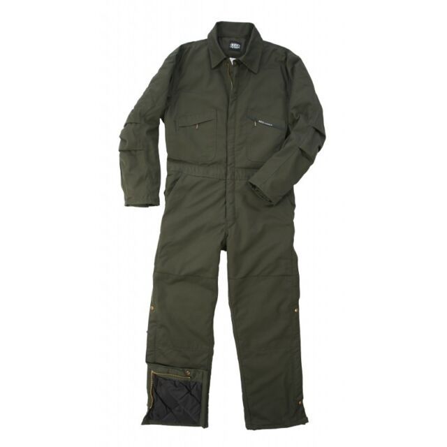 KEY BRAND MEN'S INSULATED COVERALLS-975.31, Color: GREEN, Size: MED
