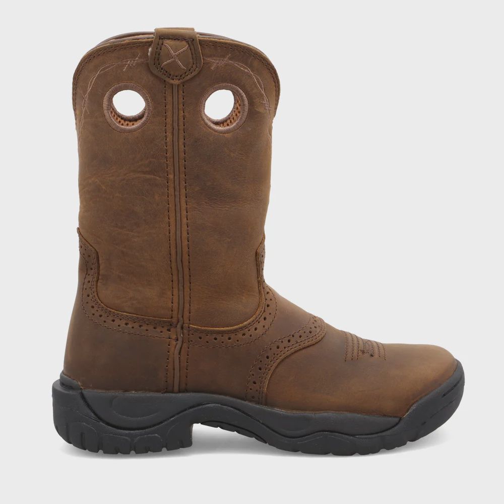 TWISTED X WOMEN'S 9" ALL AROUND WORK BOOT-WAB0001, Color: DARK BROWN, Size: 9M