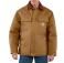 CARHARTT MEN'S LOOSE FIT DUCK INSULATED JACKET-106674, Color: BROWN, Size: LG