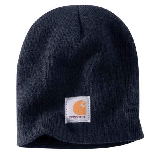 CARHARTT KNIT BEANIE-A205, Color: NAVY, Size: OSFM