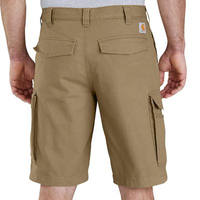 CARHARTT MEN'S RUGGED FLEX RELAXED FIT CANVAS CARGO WORK SHORT