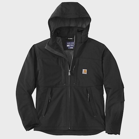 CARHARTT MEN'S SUPER DUX RELAXED FIT INSULATED JACKET-106006, Color: BLACK, Size: 2XL