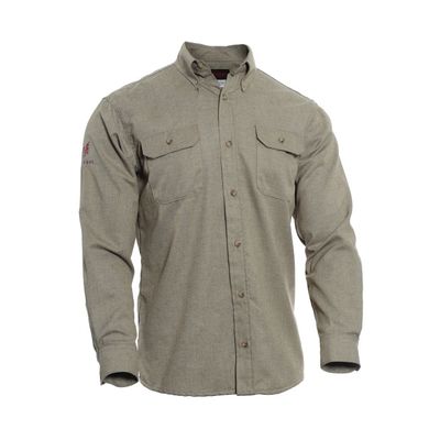 TECGEN MEN'S DRI FIRE WORK SHIRT-TCG0112
