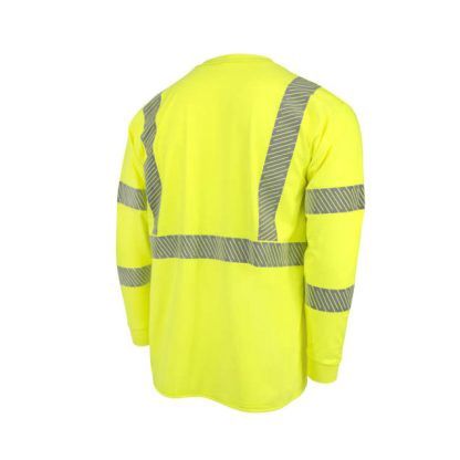 RADIANS FR HI VIS TSHIRT W/REFLECTIVE STRIP, Size: LARGE