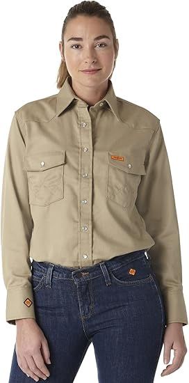 WRANGLER WOMENS FR WESTERN LONG SLEEVE SHIRT -FRLW06T