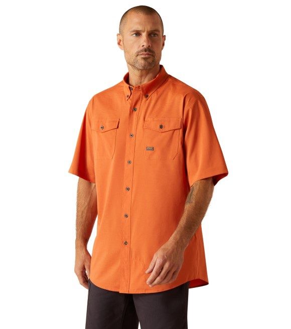 ARIAT MEN'S REBAR MADE TOUGH VENTTEK DURASTRETCH WORK SHIRT-10048864