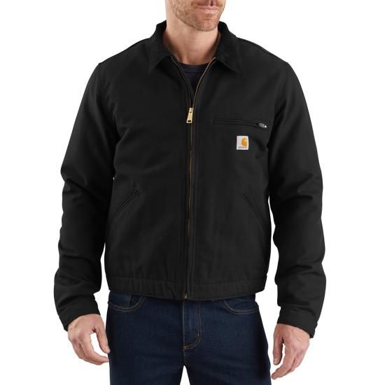 MEN'S RELAXED FIT DUCK BLANKET-LINED DETROIT JACKET - 1 WARM RATING  103828