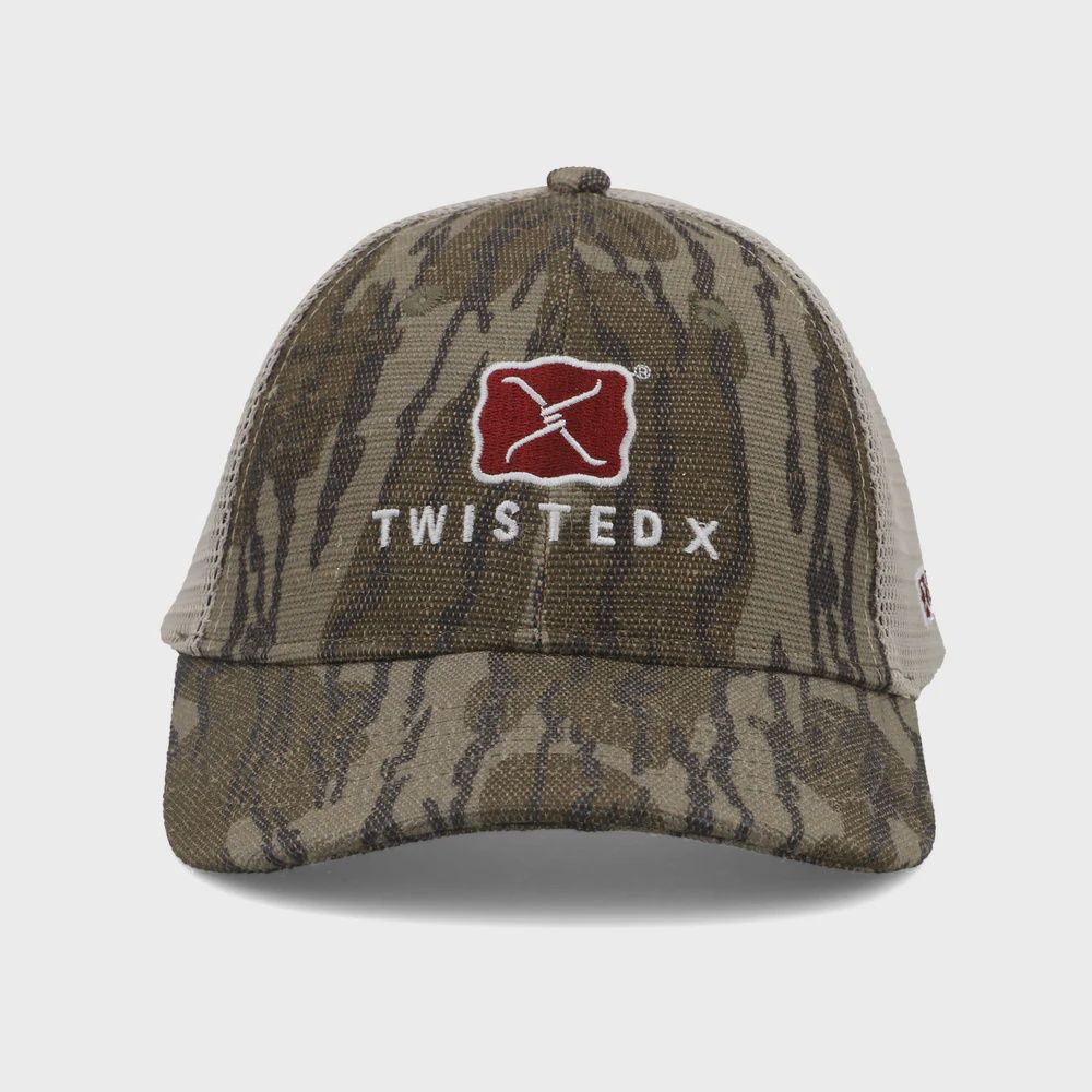 TWISTED X BUCKLE CAP GREEN CAMO&amp;BEIGE