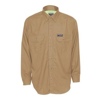 SUMMIT BREEZE 5.5-OUNCE FR VENTED SHIRT - TAN, Color: TAN, Size: SM