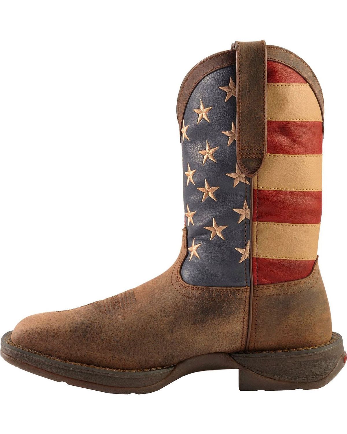 DURANGO WORKIN REBEL STEEL TOE, Color: BROWN, Size: 9W