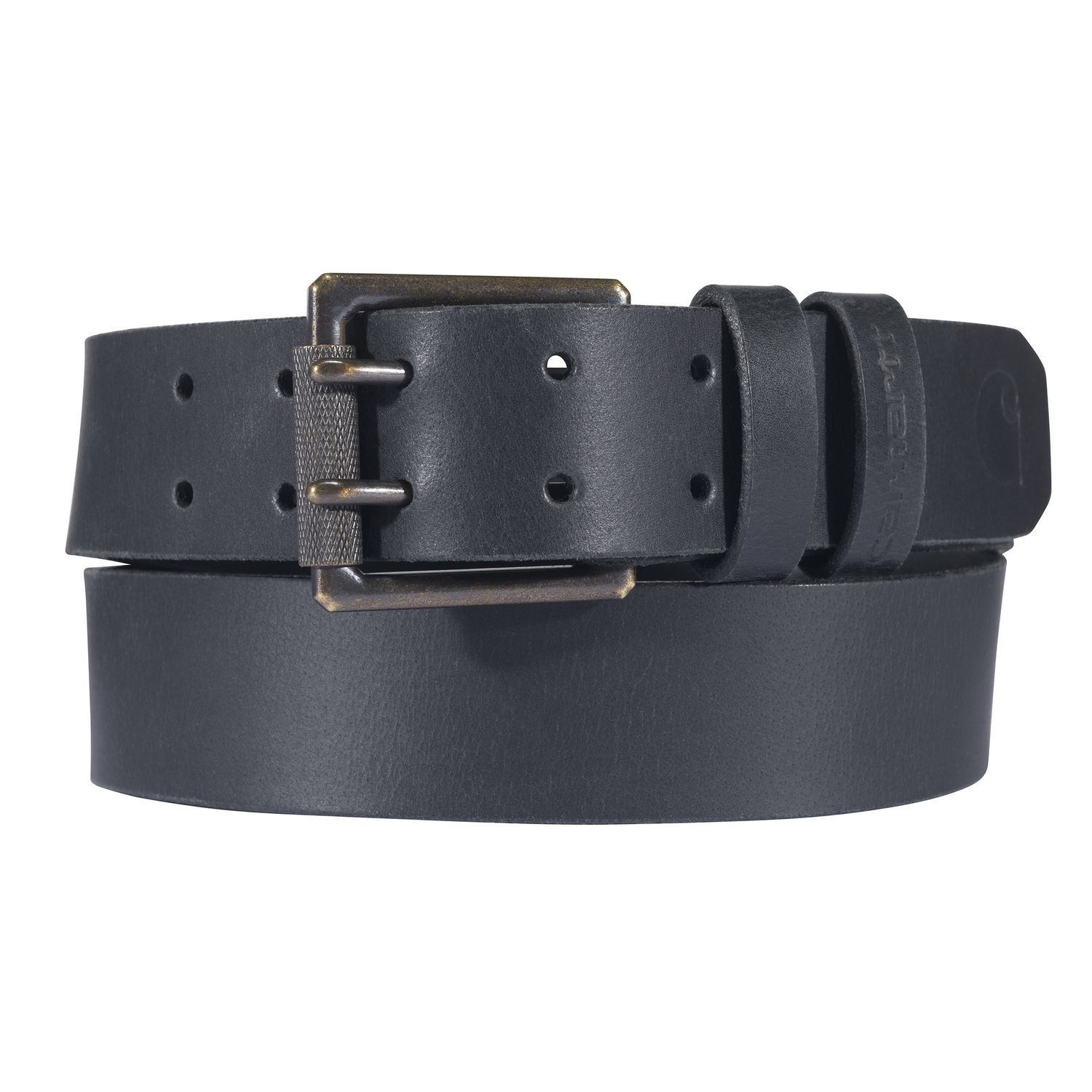 CARHARTT MEN'S DOUBLE PRONG BELT-A0005777001, Color: BLACK, Size: 34