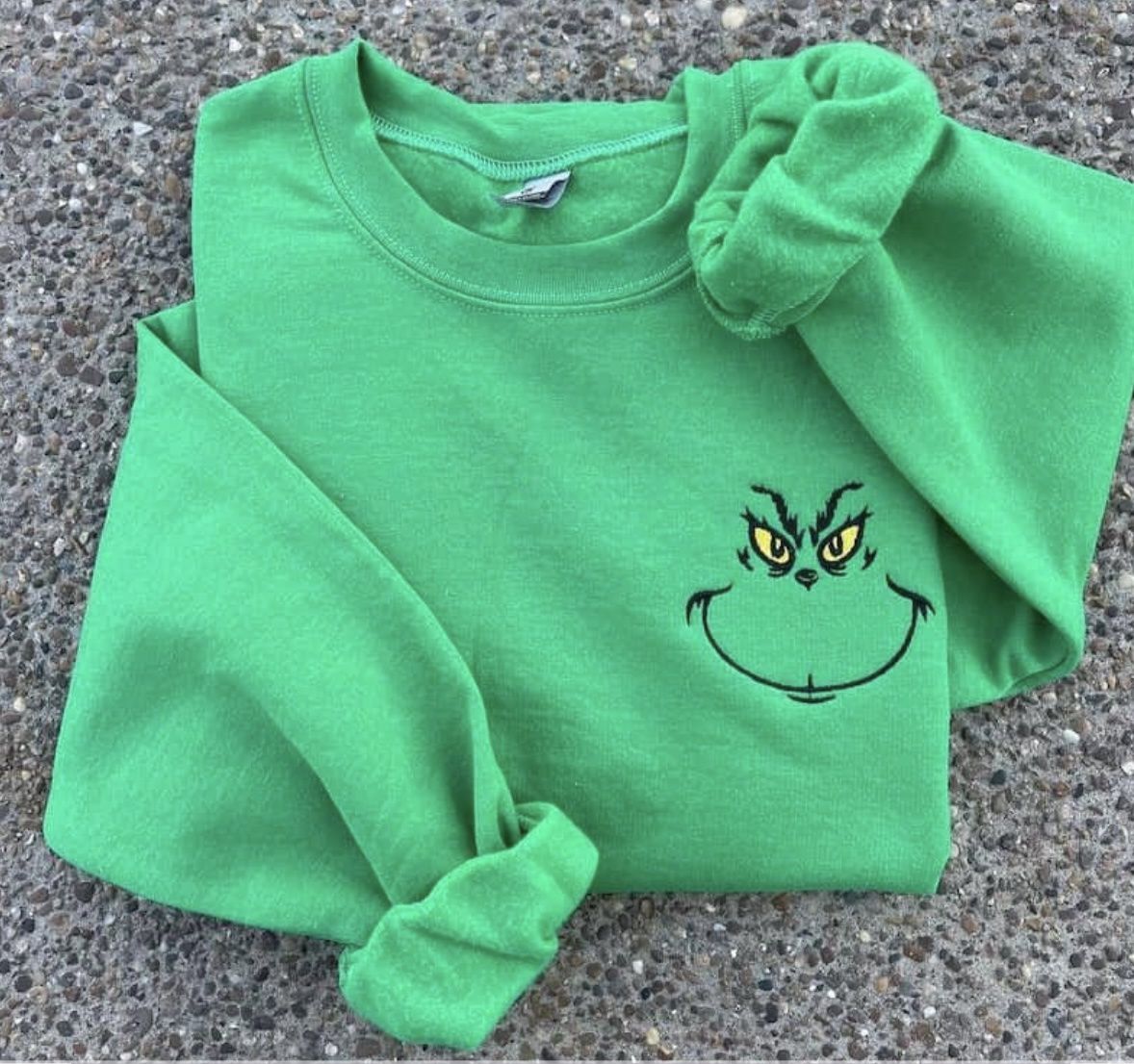 GRINCH FACE CREWNECK