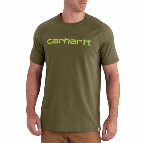 CARHARTT FORCE RELAXED FIT, Color: GREEN, Size: 3XL