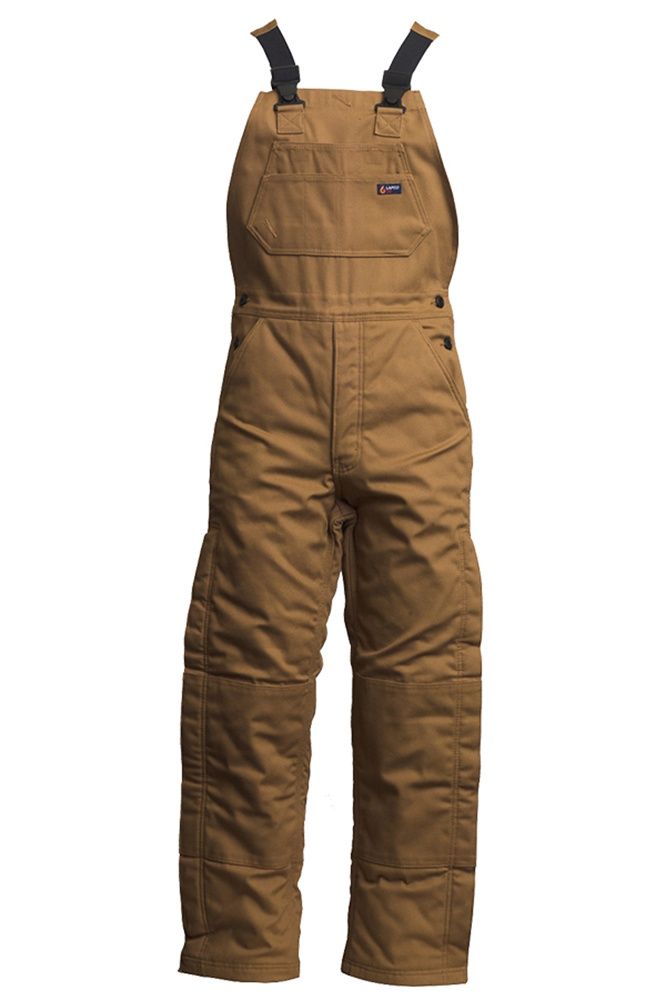 LAPCO MEN'S FR INSULATED BIB WITH WINDSHIELD TECHNOLOGY | BROWN