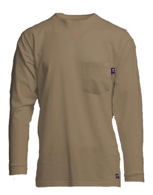 FR POCKET T-SHIRT | 6OZ. 93/7 KNIT | KHAKI