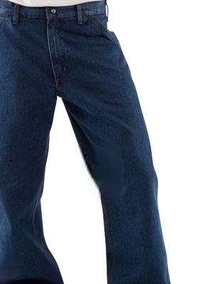 CARHARTT MEN'S FLAME-RESISTANT SIGNATURE DENIM DUNGAREE-FRB13