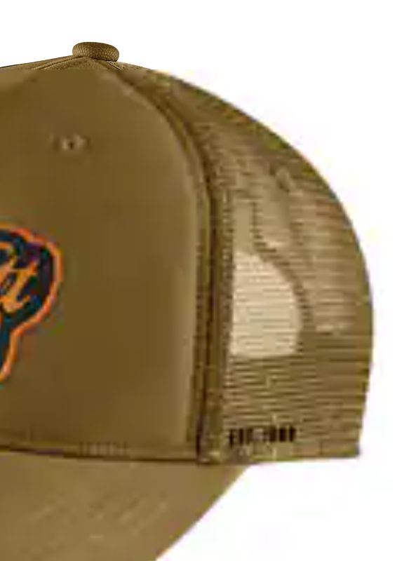 CARHARTT MEN'S TWILL MESH BACK SCRIPT PATCH CAP-106738, Color: KHAKI, Size: OSFA
