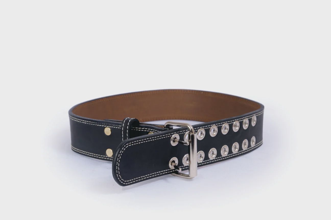 OUTLAW LEATHER MEN'S IRONWORKER BELT, Color: BLACK, Size: LG
