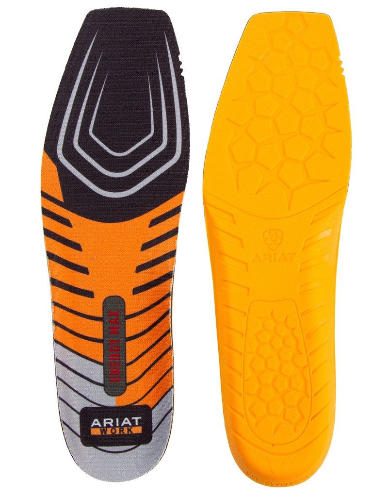 ARIAT MEN'S ENENRGY MAX WORK INSOLE-A10032203, Size: 7.5