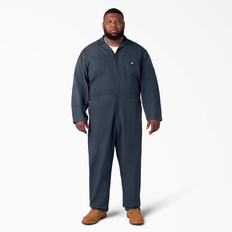 DICKIES LONGSLEEVE COVERALL-48611, Color: NAVY, Size: 3XL