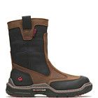 WOLVERINE MEN'S RAIDER DURASHOCKS HEAVY DUTY  WELLINGTON BOOT -W221005, Color: BROWN, Size: 8W