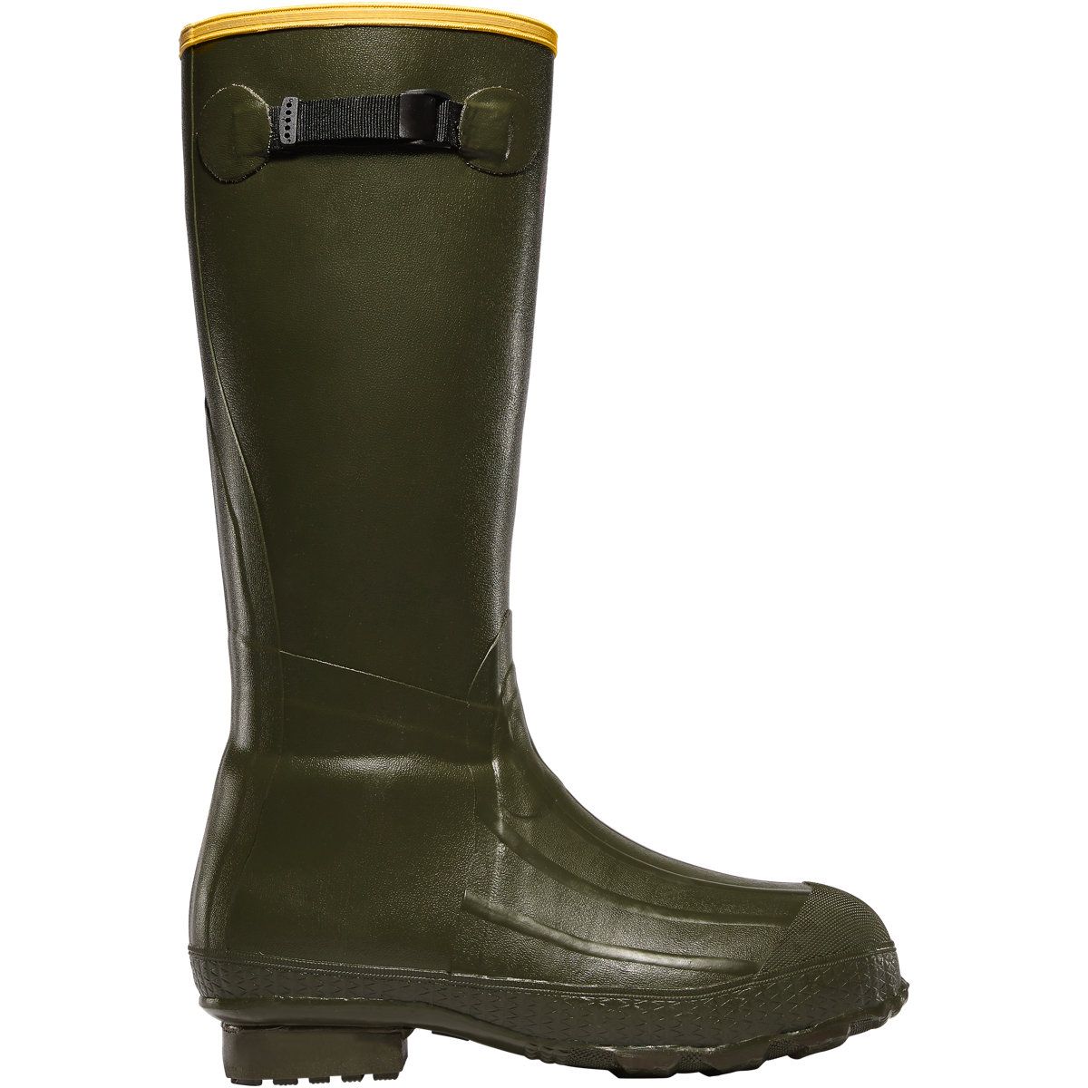 LACROSSE BURLY CLASSIC RUBBER BOOT-266040, Color: GRN, Size: 11