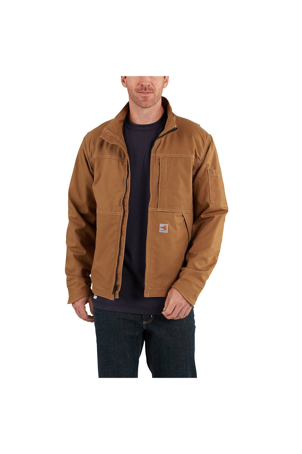 MENS CARHARTT FR FULL SWING DUCK JACKET-102179, Color: BROWN, Size: 4XL
