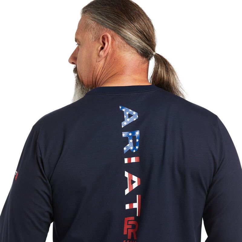 ARIAT FR STRETCH LOGO LONG SLEEVE T-SHIRT L/S 10039294