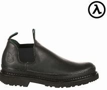 GEORGIA GIANT ROMEO WORK SHOE-GR270, Color: BLK, Size: 10.5M