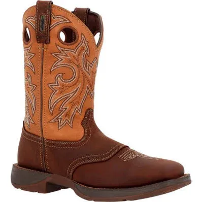 DURANGO MEN'S STEEL TOE WESTERN BOOT-DB019, Color: BROWN, Size: 8.5W