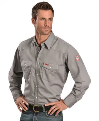 WRANGLER FR FLAME RESISTANT LONG SLEEVE SOLID WRANGLER FR FLAME RESISTANT LONG SLEEVE SOLID