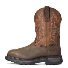 ARIAT MENS BIG RIG WATERPROOF BOOT-10033993, Color: BROWN, Size: 10EEEE