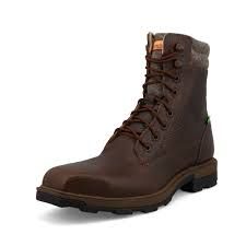 TWISTED X  8" ULTRALITE X WORK BOOT-MULN003, Color: BROWN, Size: 8D