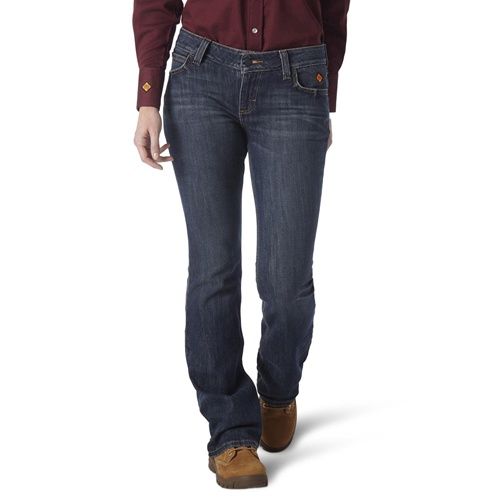 WRANGLER WOMENS FR RETRO MAE BOOT CUT JEAN IN BAKERSFIELD, Color: DENIM, Size: 3 X 30