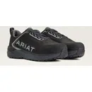 ARIAT MEN'S OUTPACE COMPOSITE TOE SLIP RESISTANT SAFETY SHOE-10040283, Color: BLACK, Size: 8D
